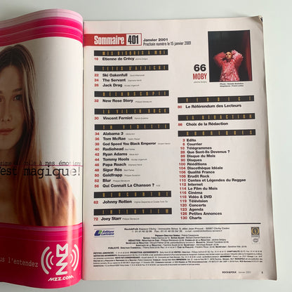 Magazine Rock & Folk - Nº401 Janvier 2001