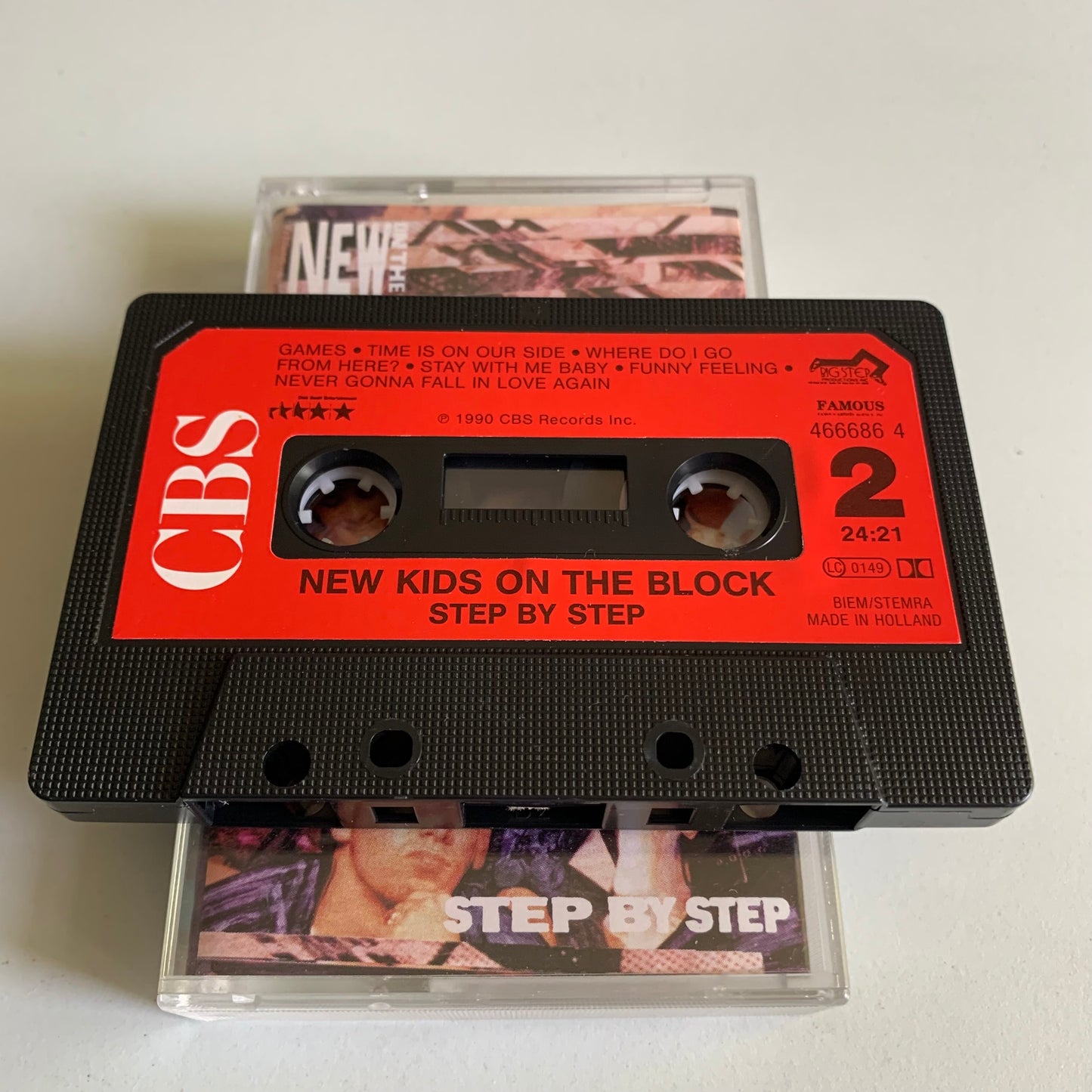 NKOTB -New Kids On The Block - Step By Step - 1990 Occasion