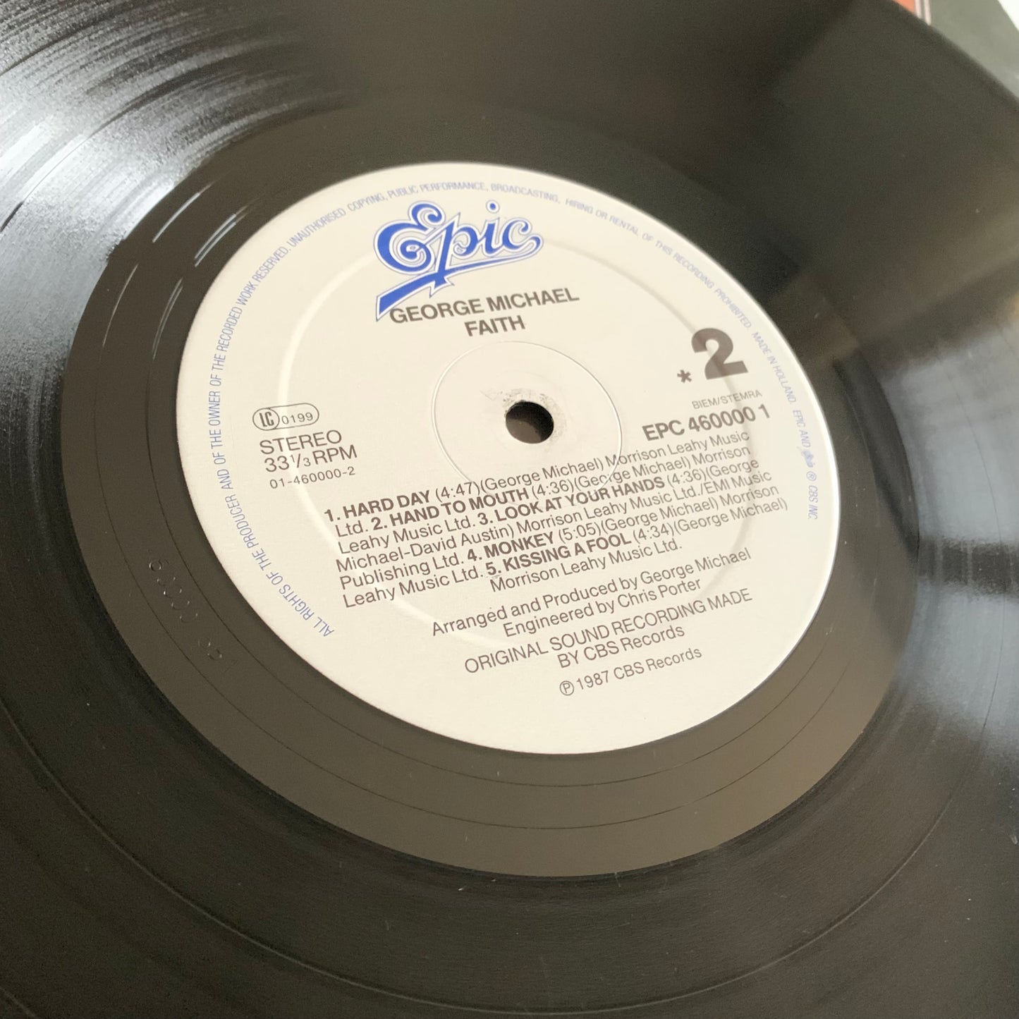 George Michael - Faith - LP 1987