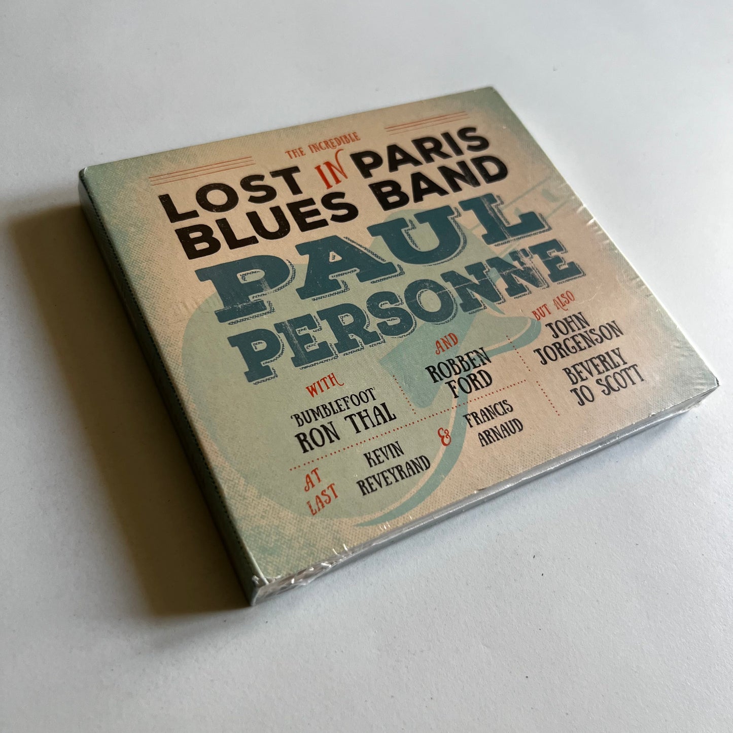 CD - Paul Personne - Lost In Paris Blues Band - 2016 Neuf sous Blister