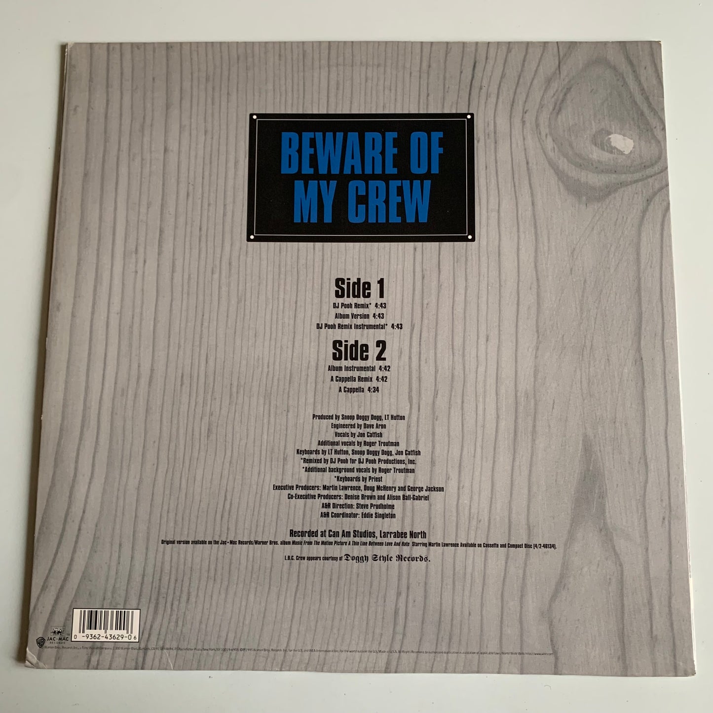 L.B.C. Crew - Beware Of My Crew - Single 1995