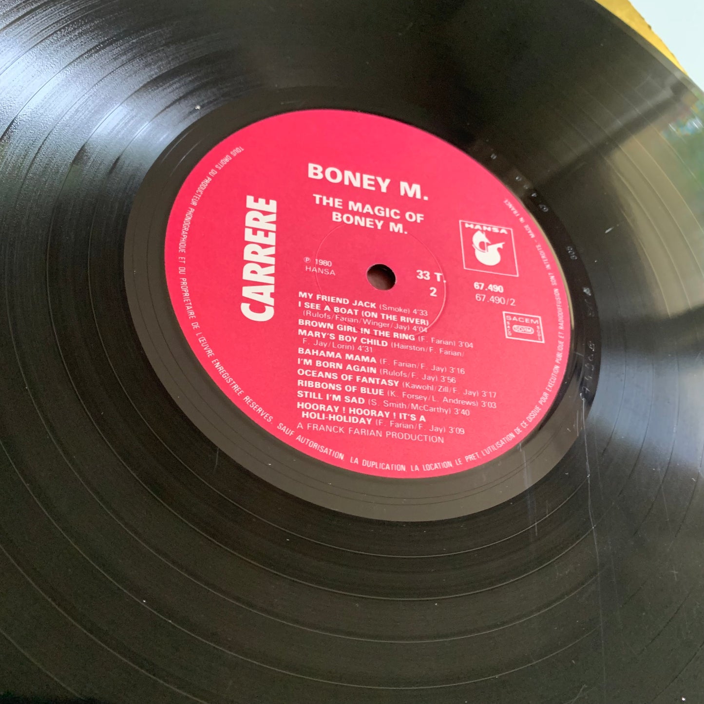 Boney M. - The Magic Of Boney M. - LP 1980 Occasion