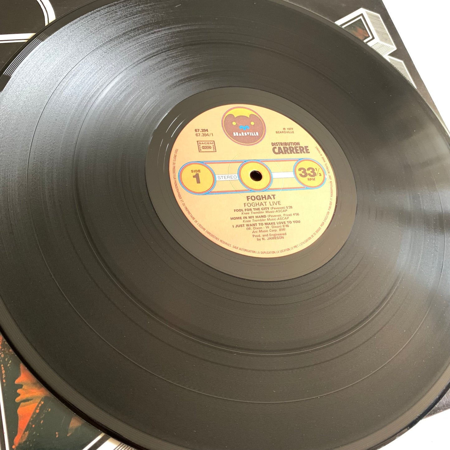 Foghat - Live - LP 1980 Occasion