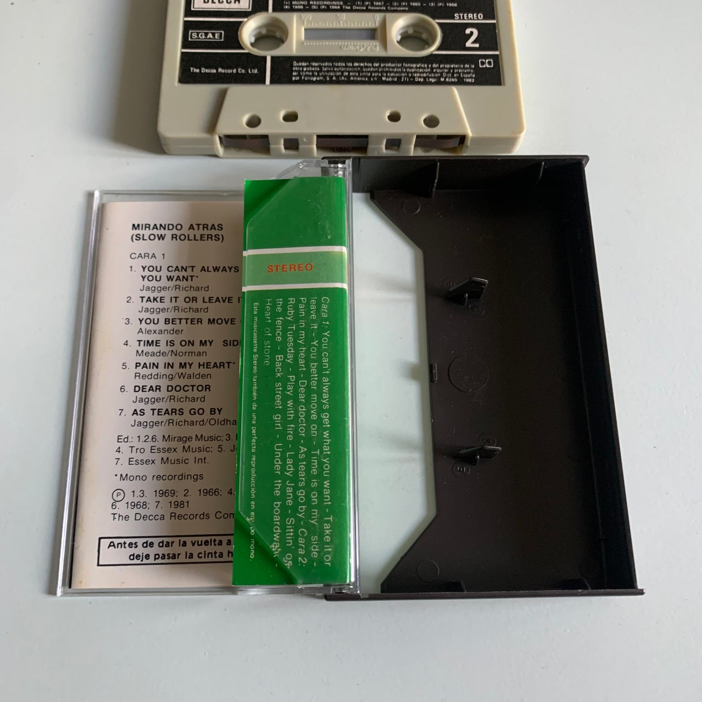 The Rolling Stones - Mirando Atras = Slow Rollers - 1982 Occasion