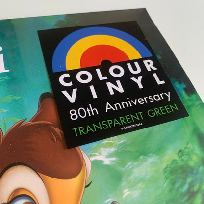 Bambi Disney - 80th Annisersaire - Transparent Vert - LP 2022 Neuf
