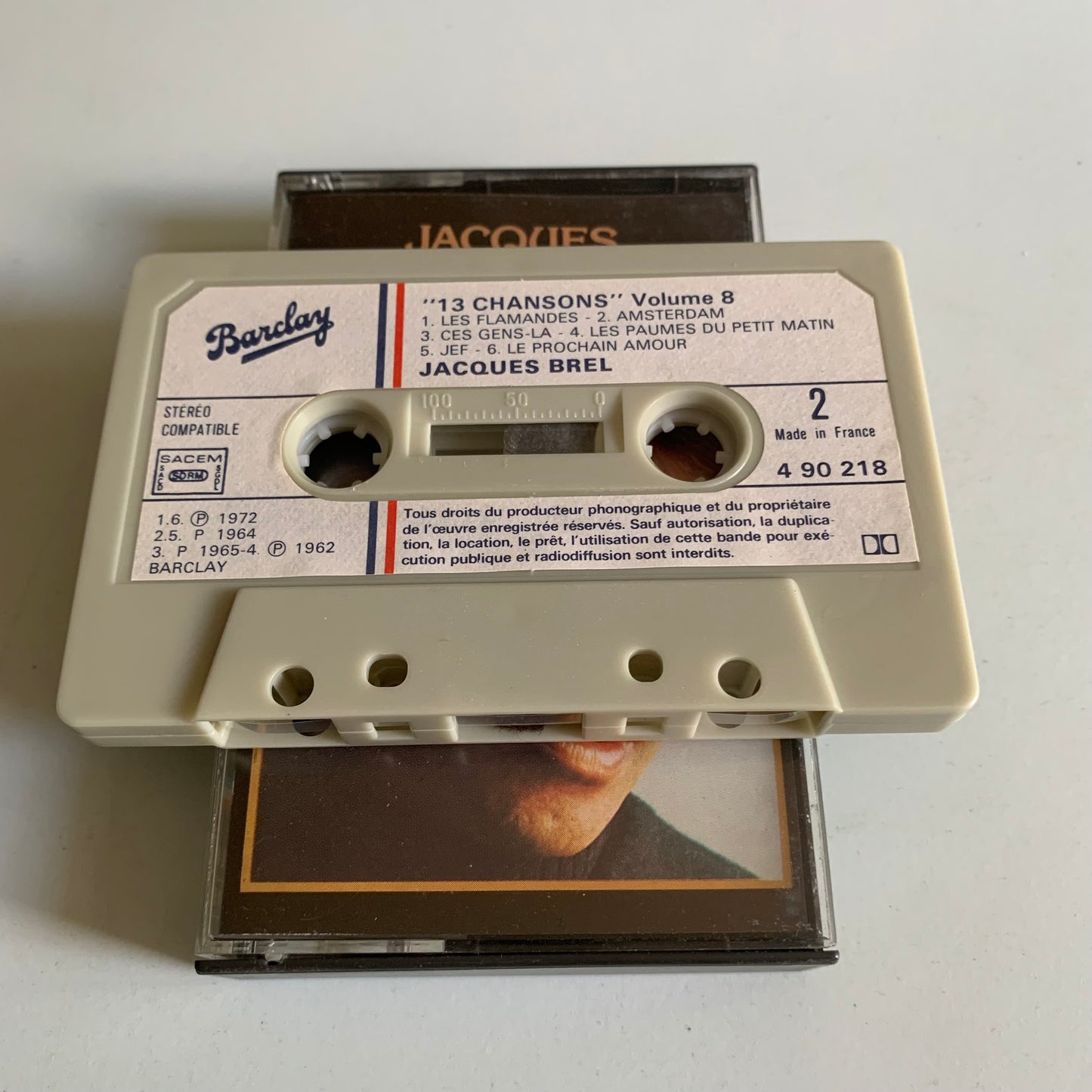 Jacques Brel - "13  Chansons" Volume 8 - Occasion