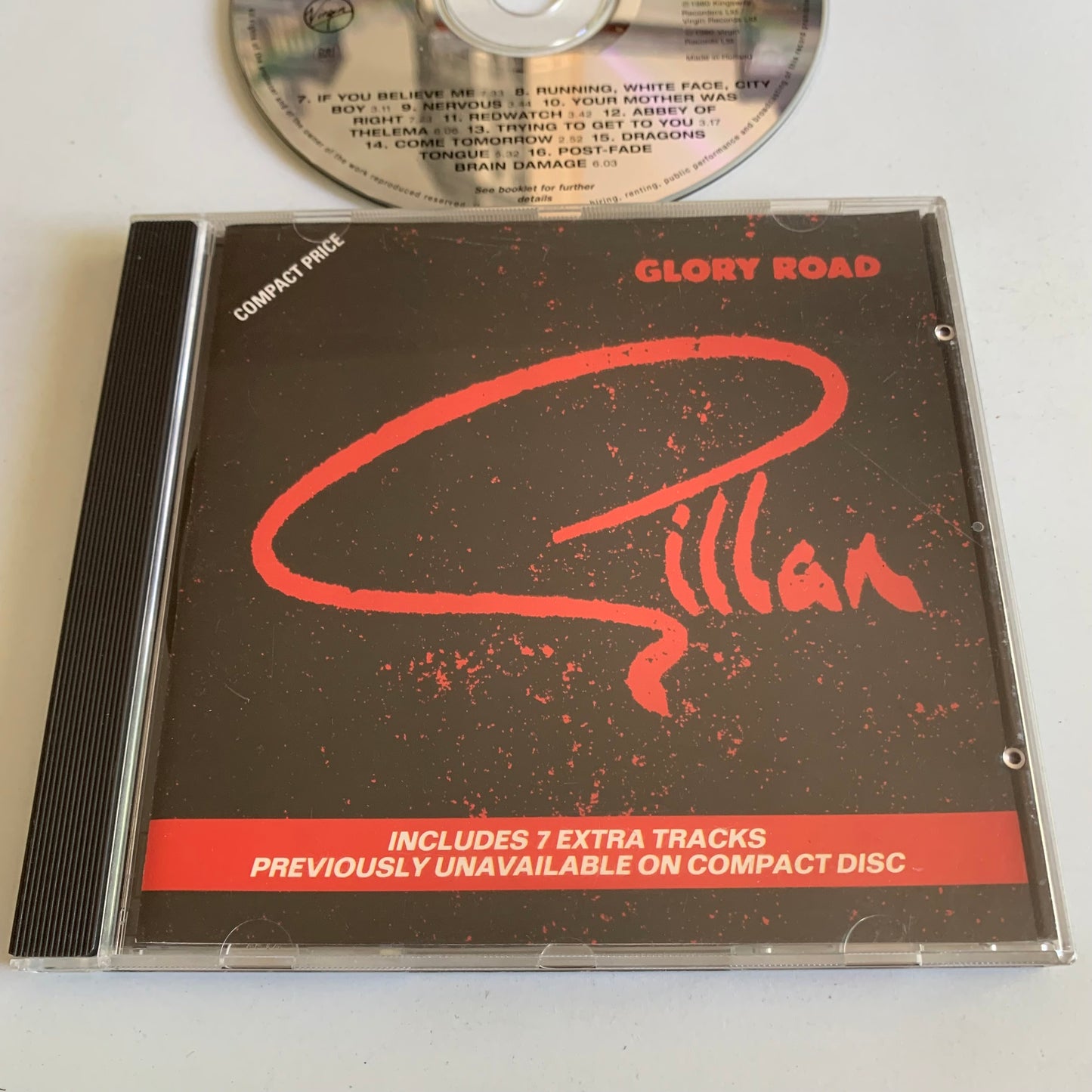 Gillan - Glory Road - 1989 Occasion
