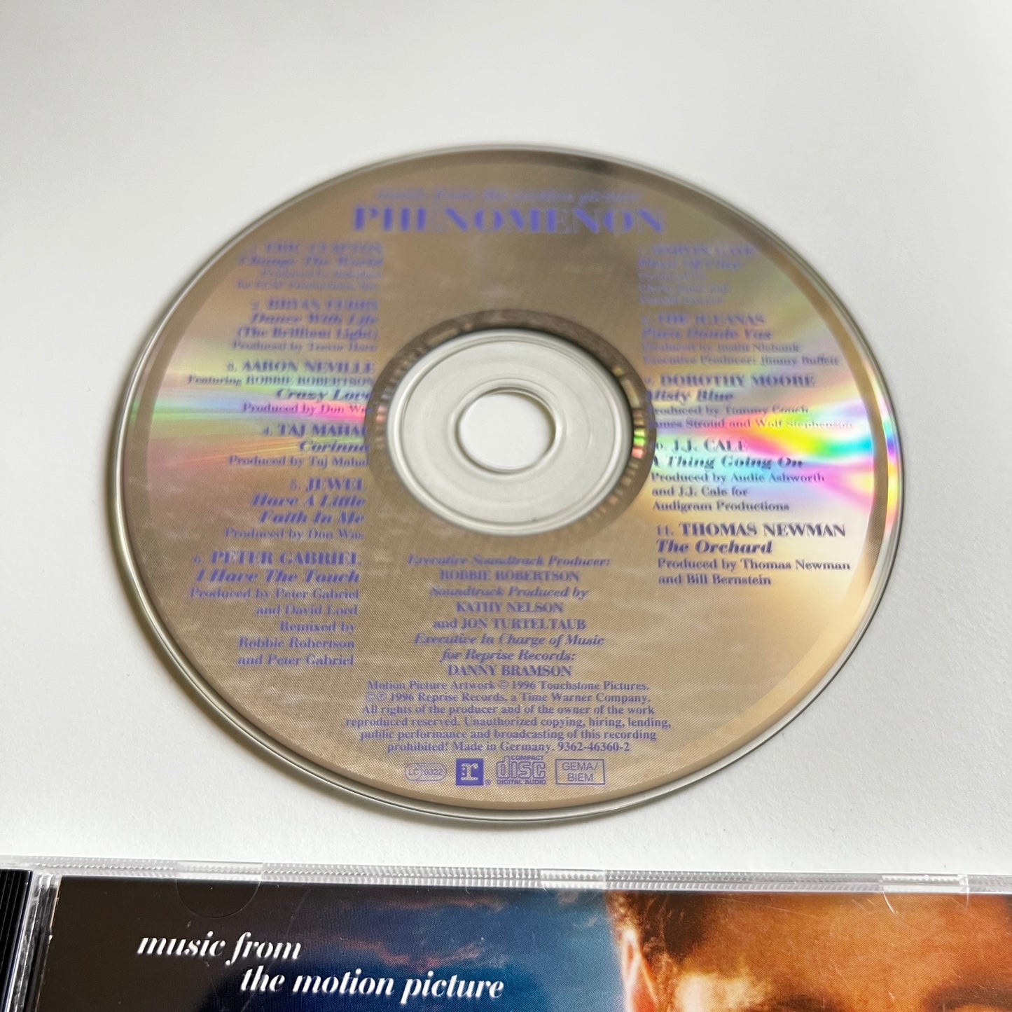 CD - Music From The Motion Picture Phenomenon - 1996