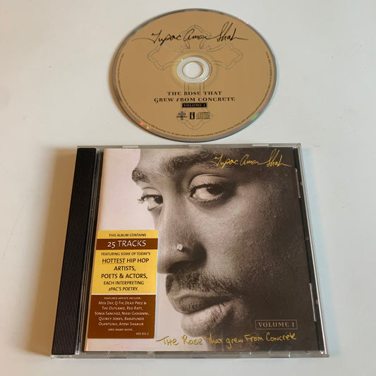 CD - 2 Pac - Tupac Shakur - The Rose That Grew From Concrete Vol. 1 - 2000 Occasion