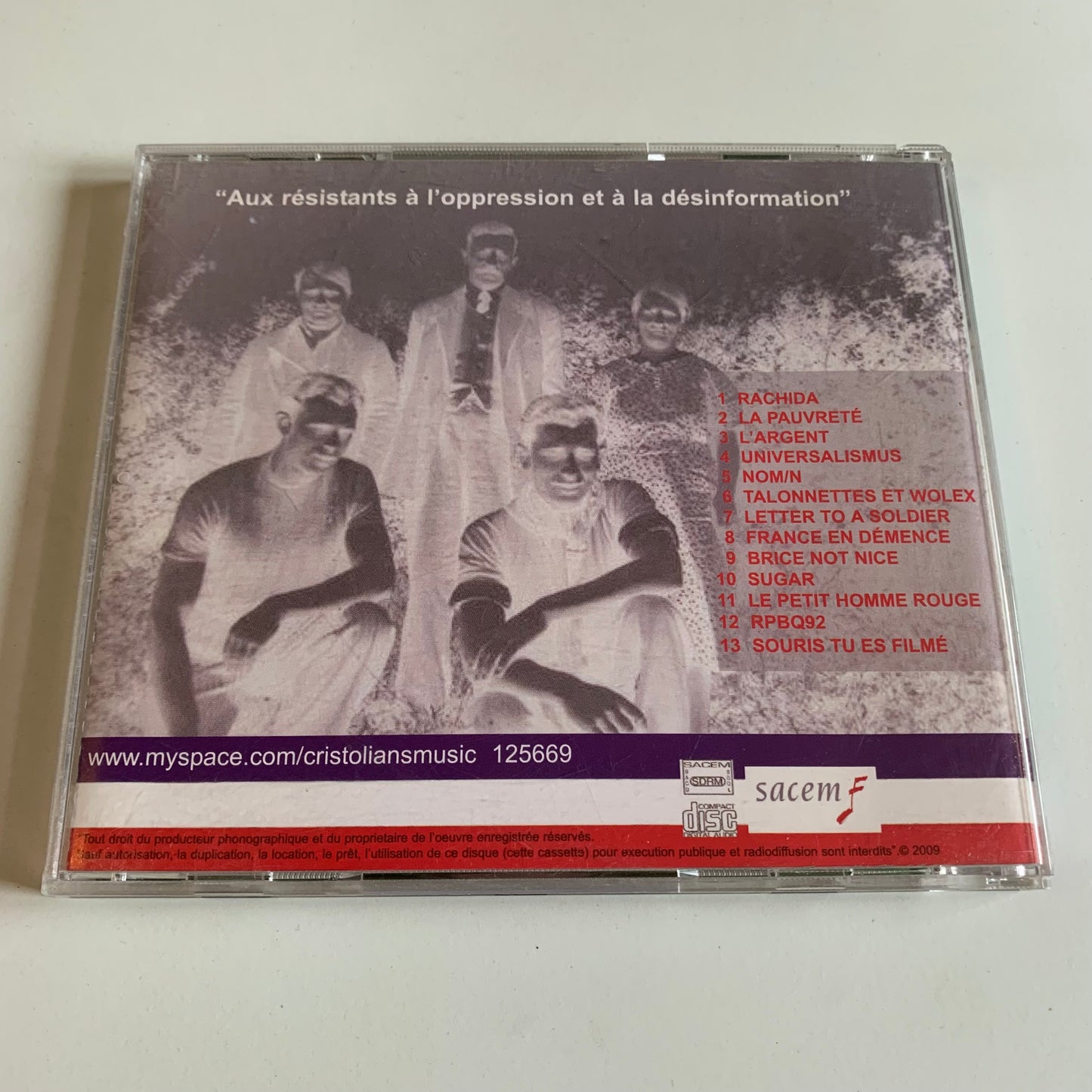 CD - Cristolians - La Pauvreté Mâche Les Destins - Occasion