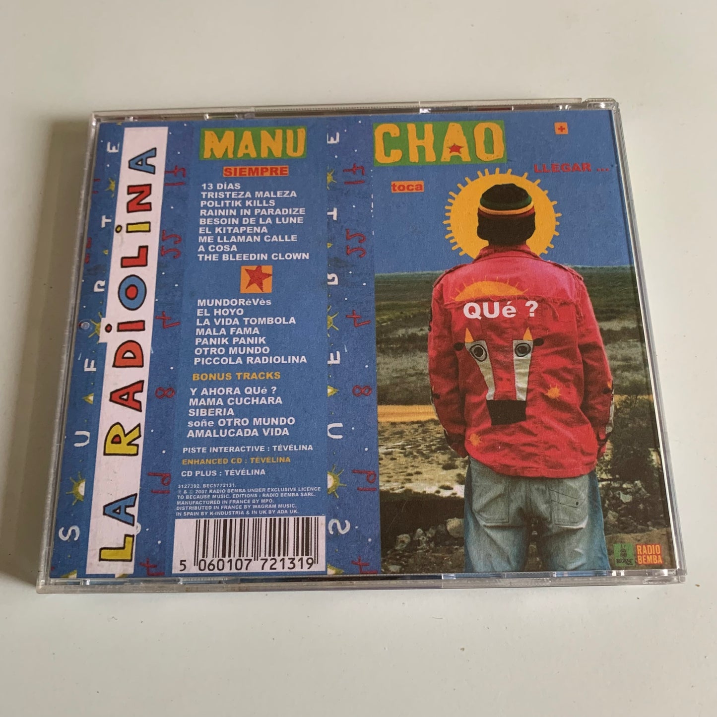 CD - Manu Chao - La Radiolina - 2007 Occasion