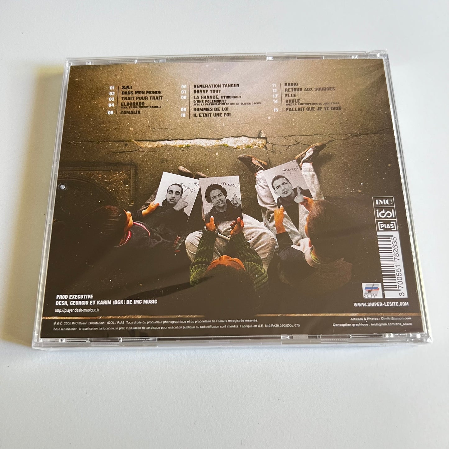 CD - Sniper - Trait Pour Trait - 2019