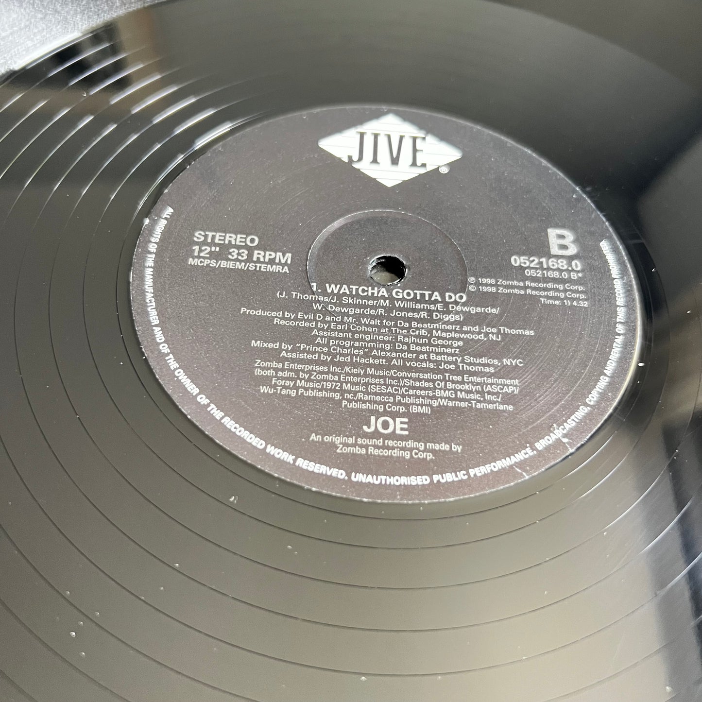 Joe - No One Else Comes Close - Single 1998