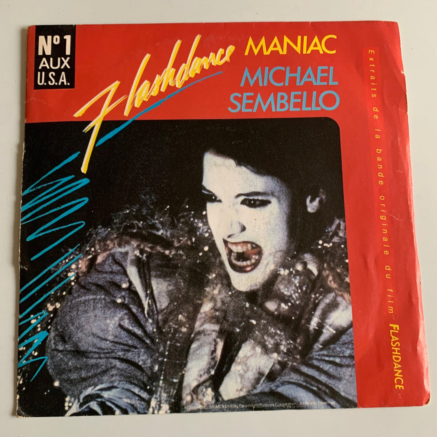 Michael Sembello - Flashdance - Maniac - Single 1983 Occasion