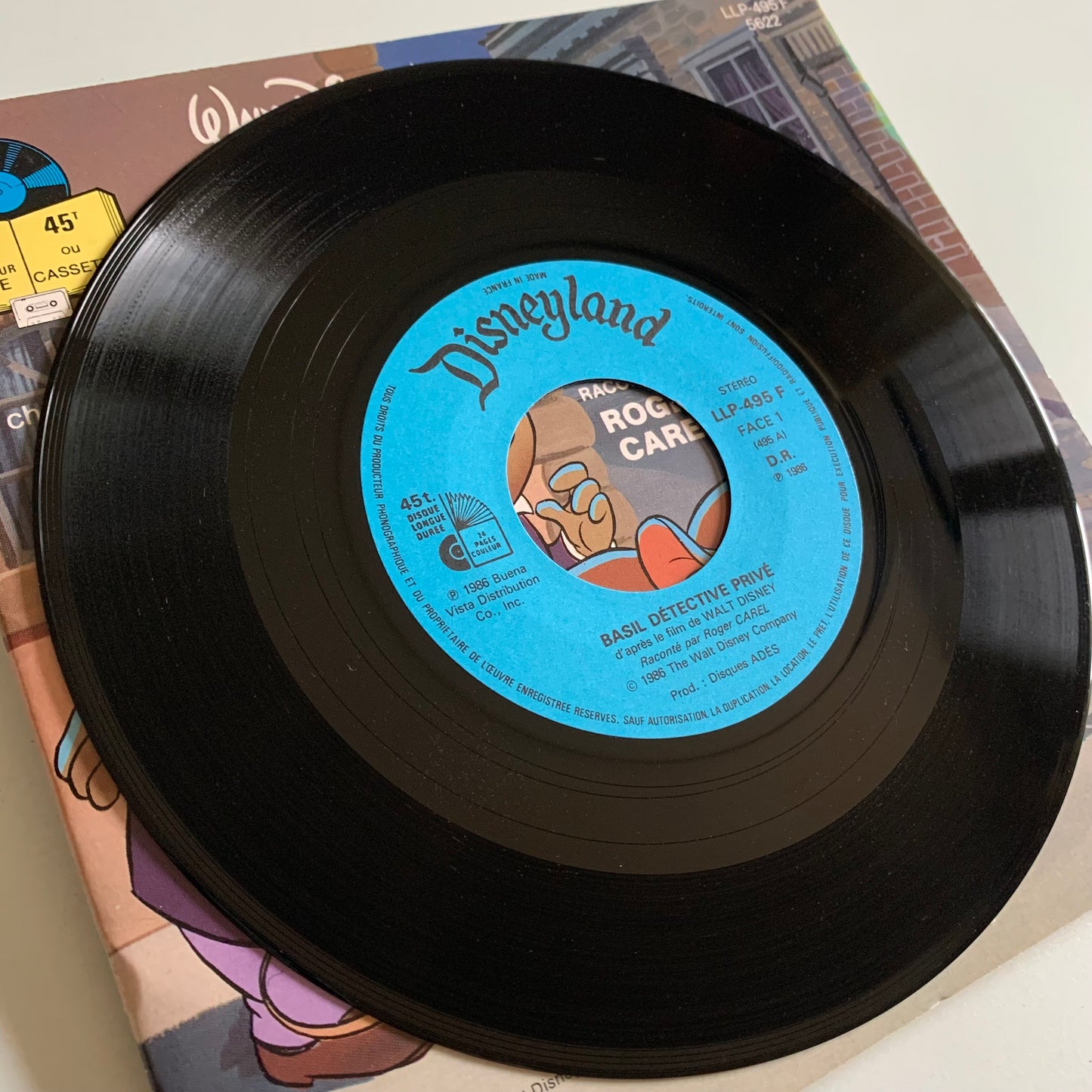 Disney - Basil Détective Privé - 45 Tours 1986 Occasion