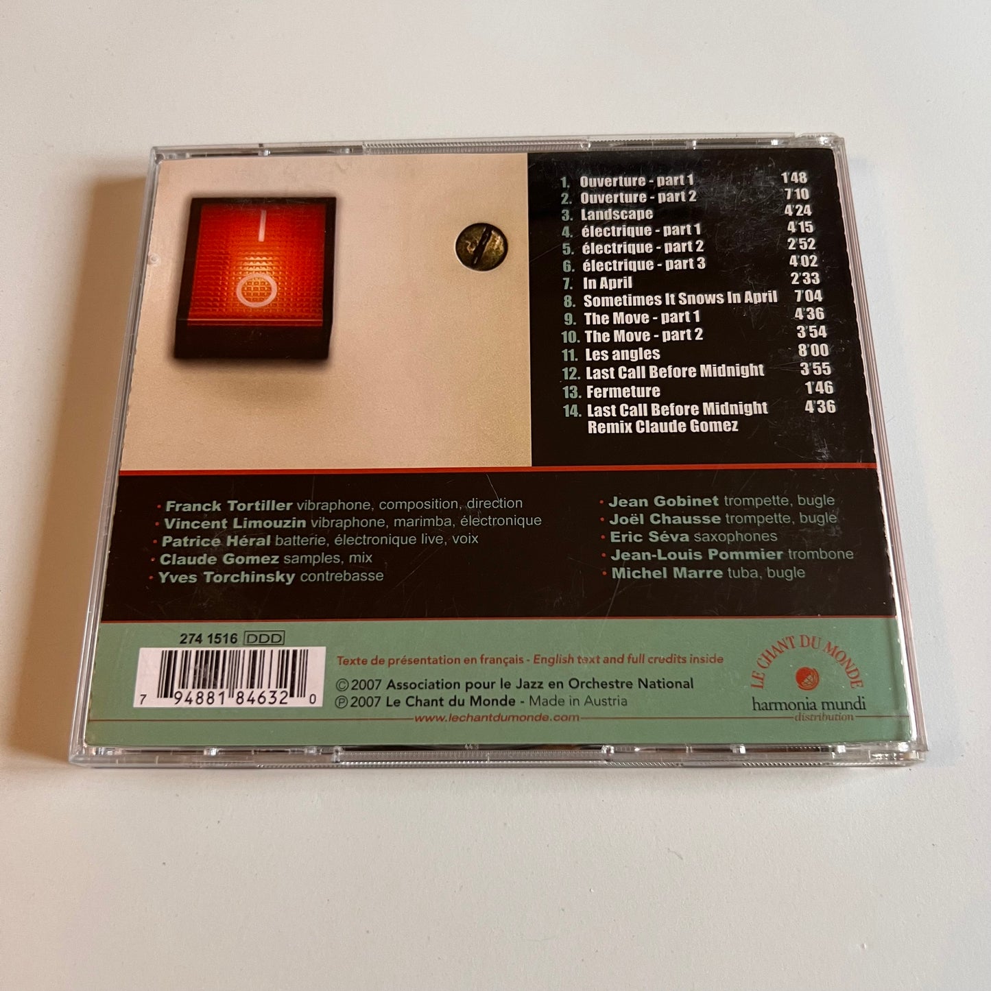CD - ONJazz - Franck Tortiller - Électrique - 2007