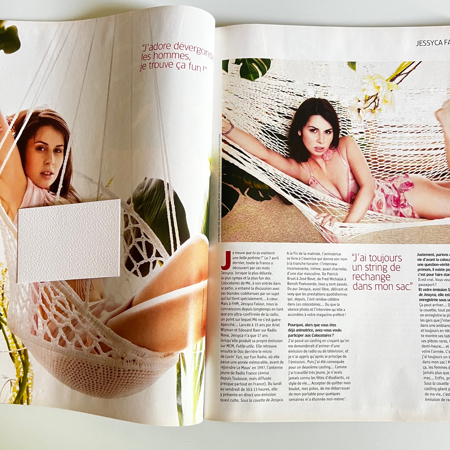 Magazine FHM - Jessyca Animatrice Le Mouv’ - Nº59 Juin 2004