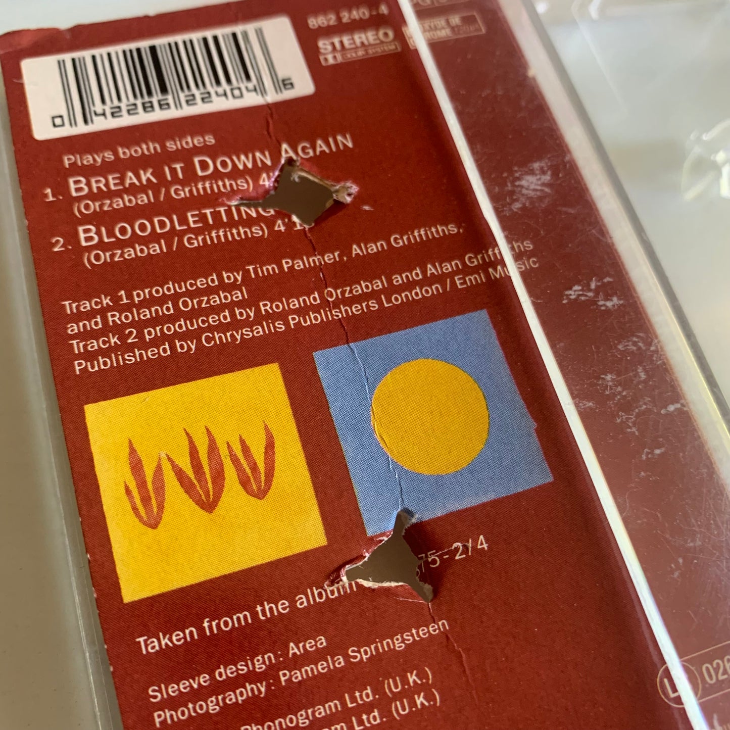 Tears For Fears - Break It Down Again - Single 1993 Occasion