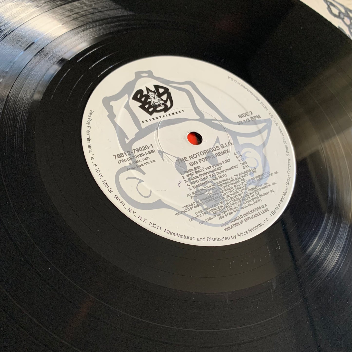 The Notorious B.I.G. - Big Poppa (Remix) - Single 1995