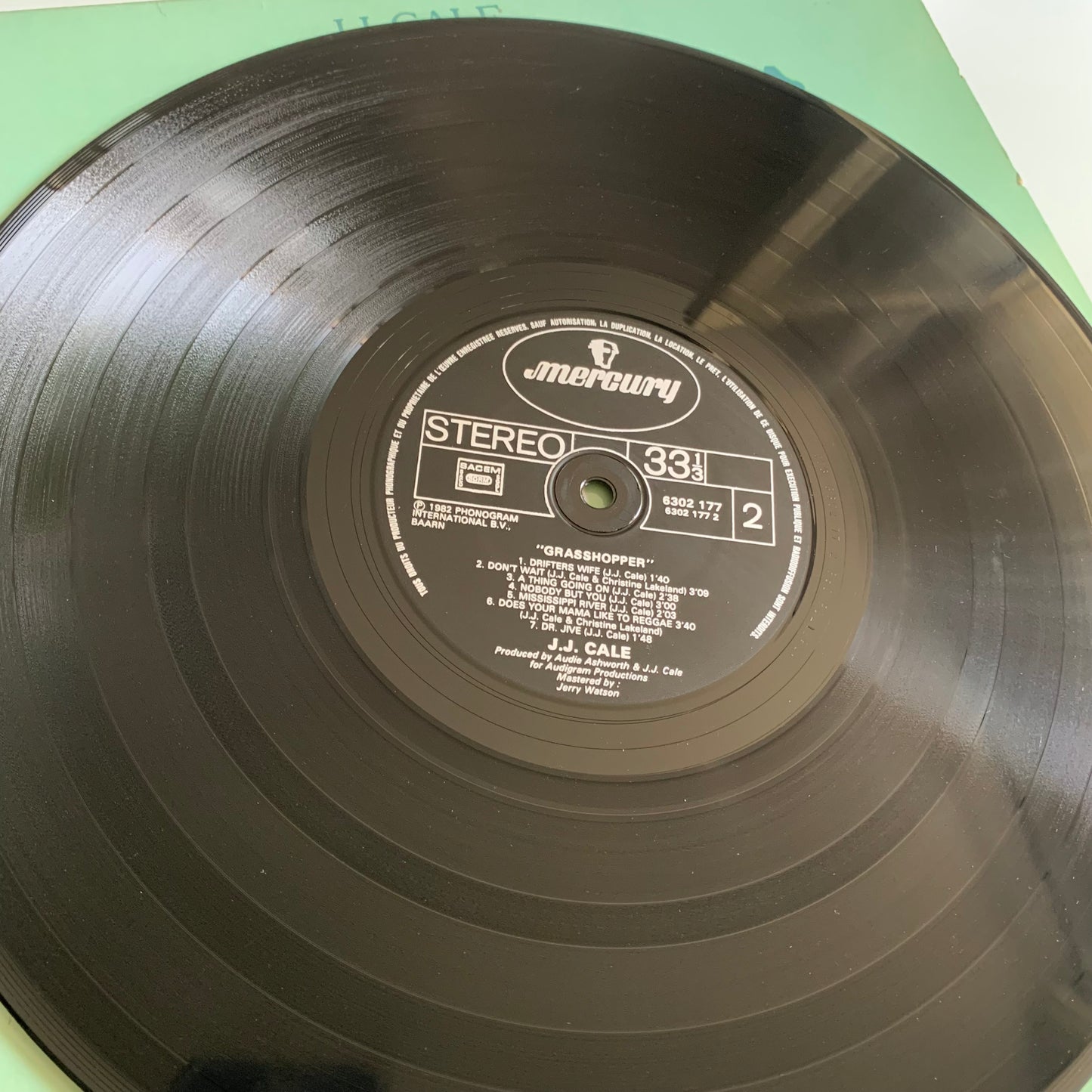 J.J. Cale - Grasshopper - LP 1982 Occasion