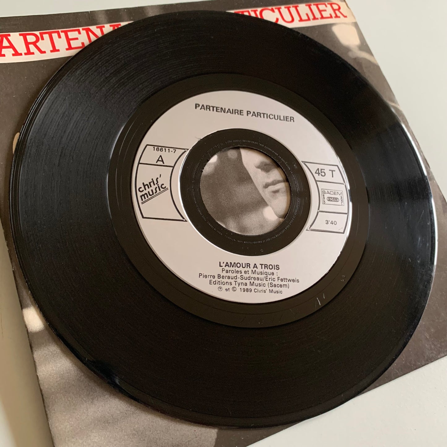 Partenaire Particulier - L'amour À Trois - Single 1989 Occasion