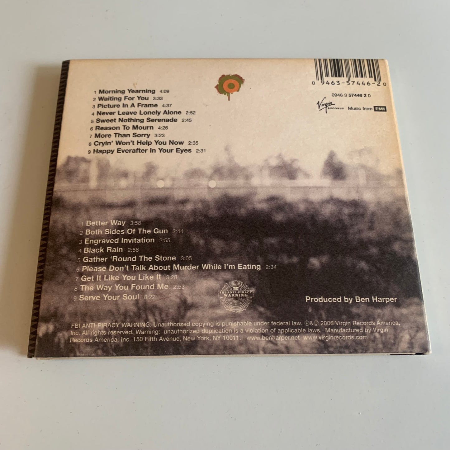 CD - Ben Harper - Both Sides Of The Gun - 2006 Occasion