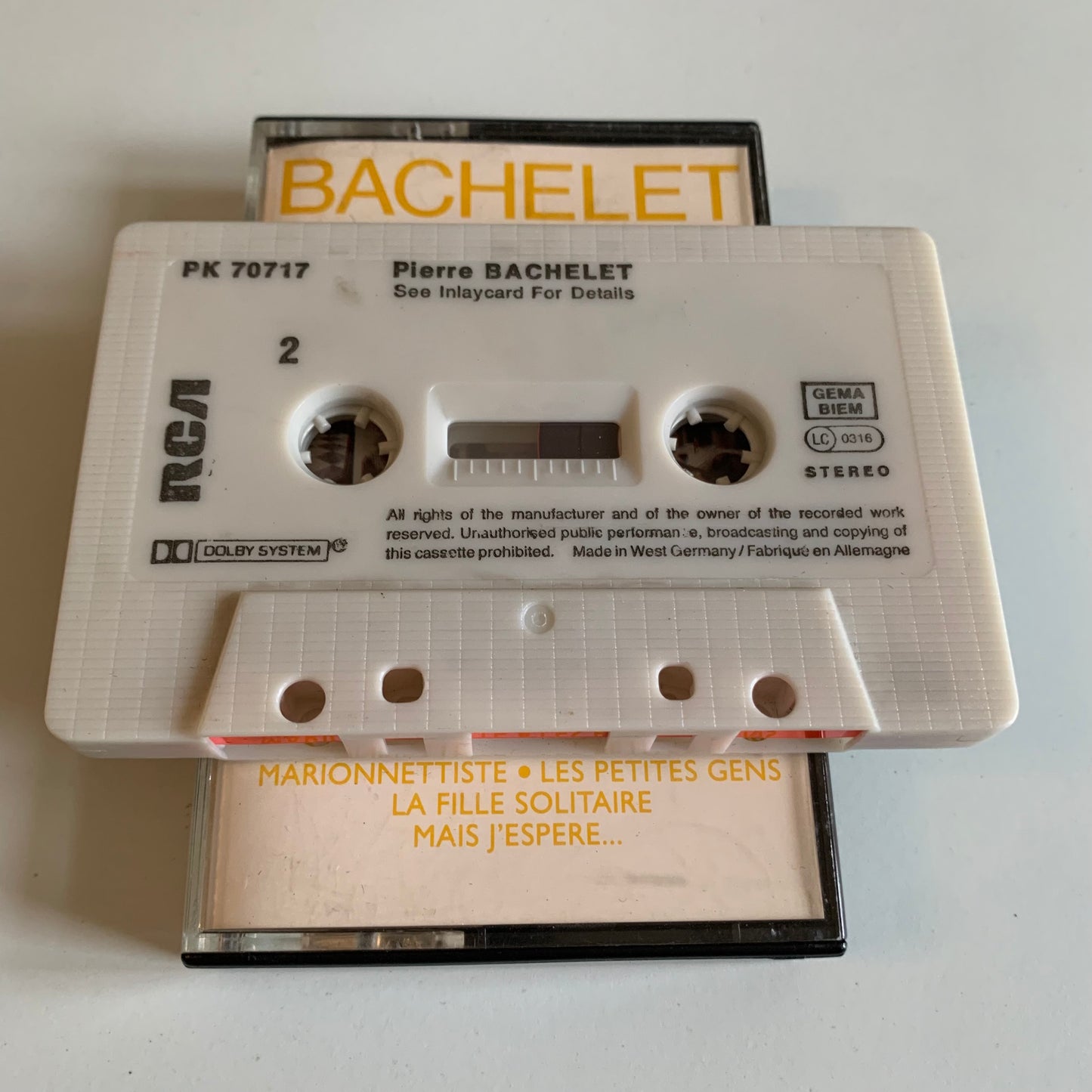 Pierre Bachelet - Bachelet - 1985