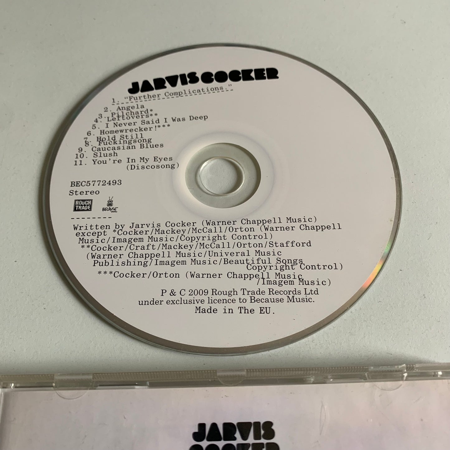 CD - Jarvis Cocker - Further Complications - 2009 Occasion