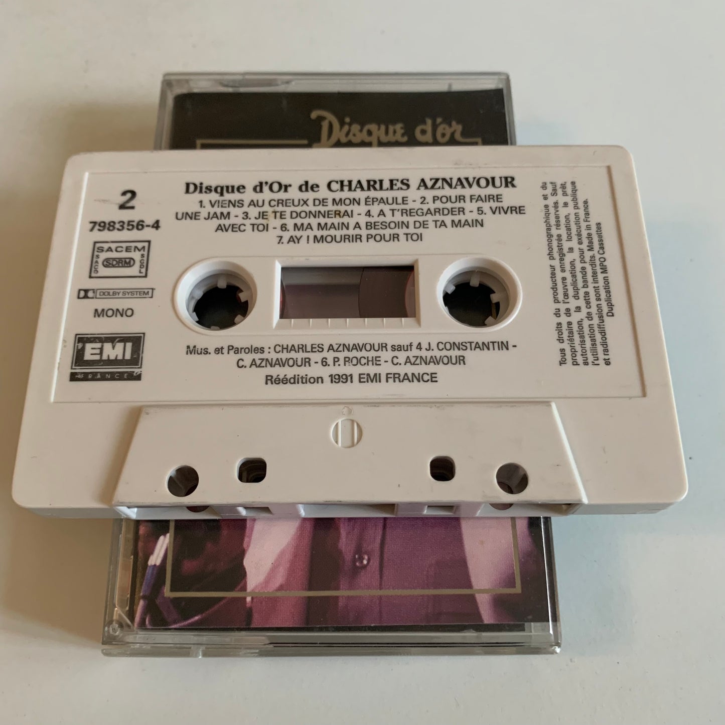 Charles Aznavour - Disque D'or - 1991 Occasion