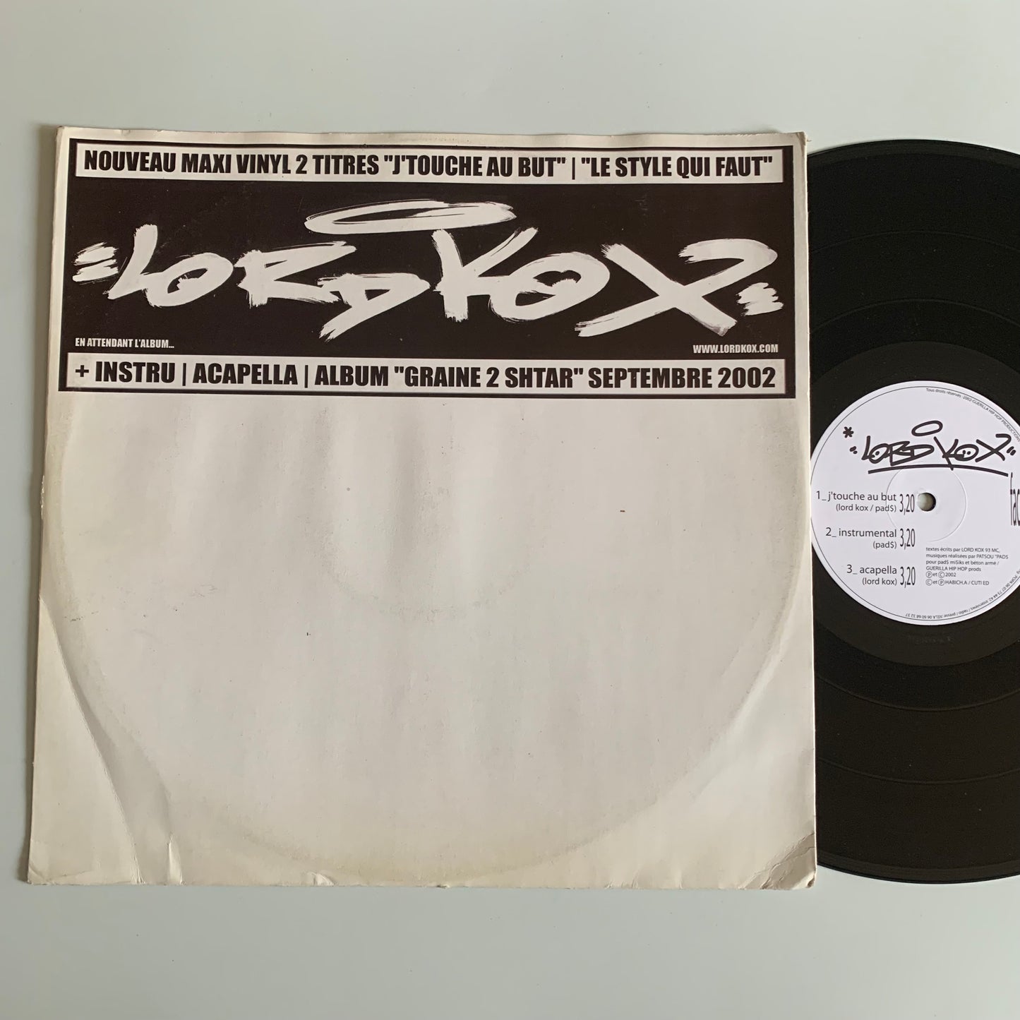 Lord Kox - J’Touche Au But / Le Style Qui Faut - Maxi 2002 Occasion