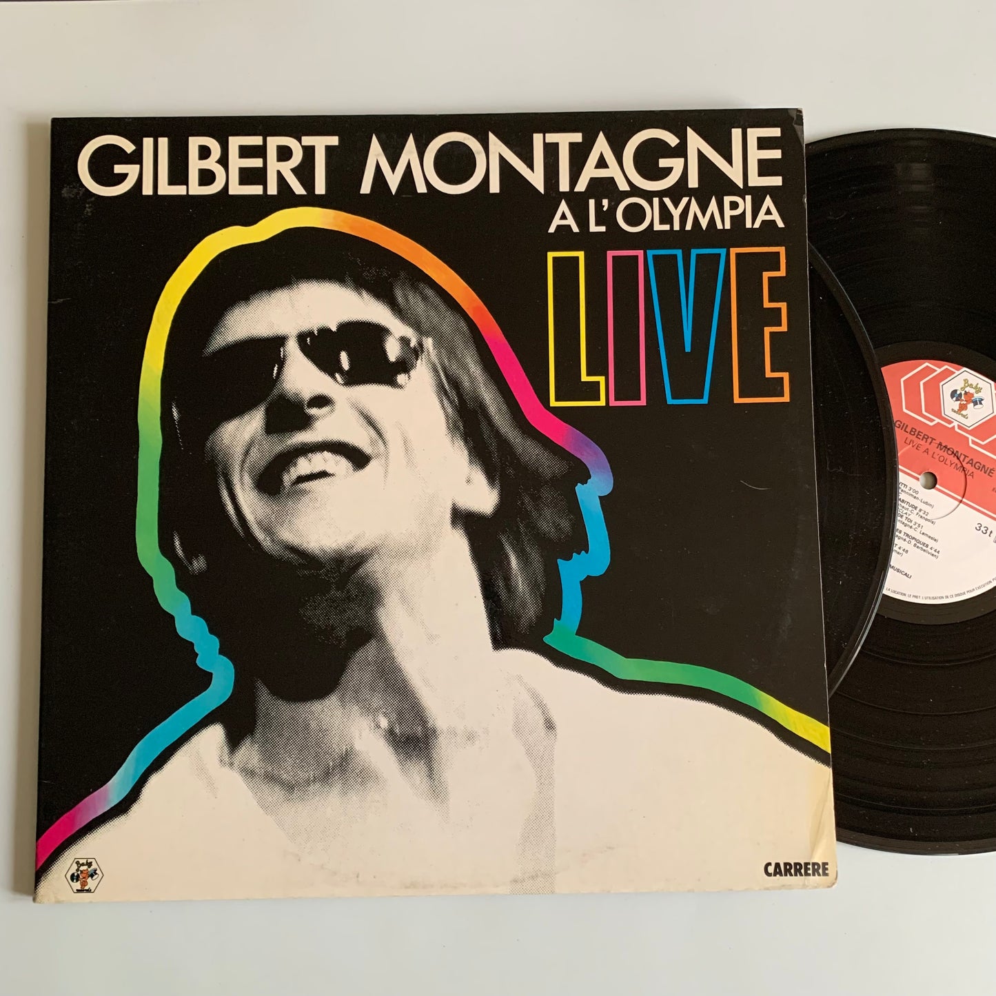 Gilbert Montagné - Live À L'Olympia - Double LP 1985