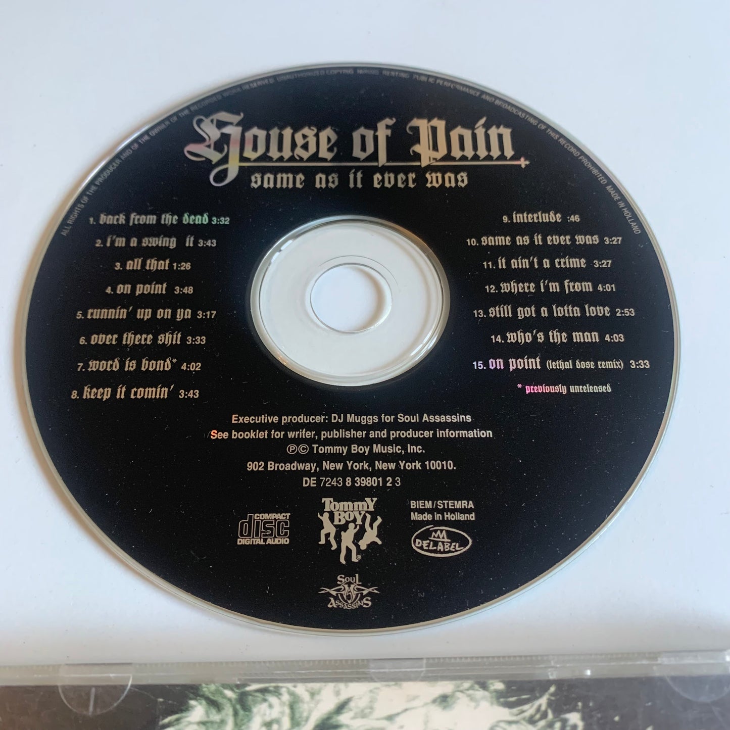 CD - House Of Pain - Same As It Ever Was - 1994