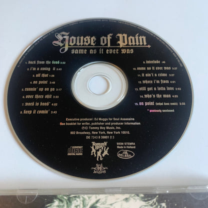 CD - House Of Pain - Same As It Ever Was - 1994