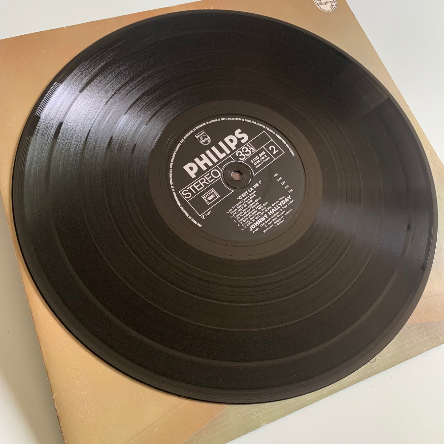 Johnny Hallyday - C'est La Vie - LP 1977 Occasion
