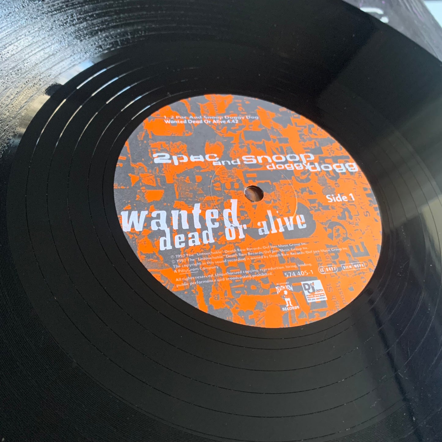 Tupac 2Pac - Snoop Doggy Dogg - Wanted Dead Or Alive - Single 1997