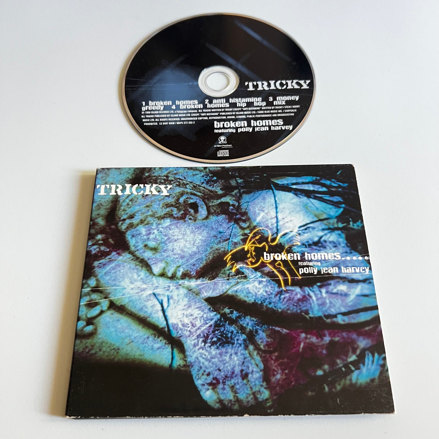 CD - Tricky - Polly Jean Harvey - Broken Homes - 1998