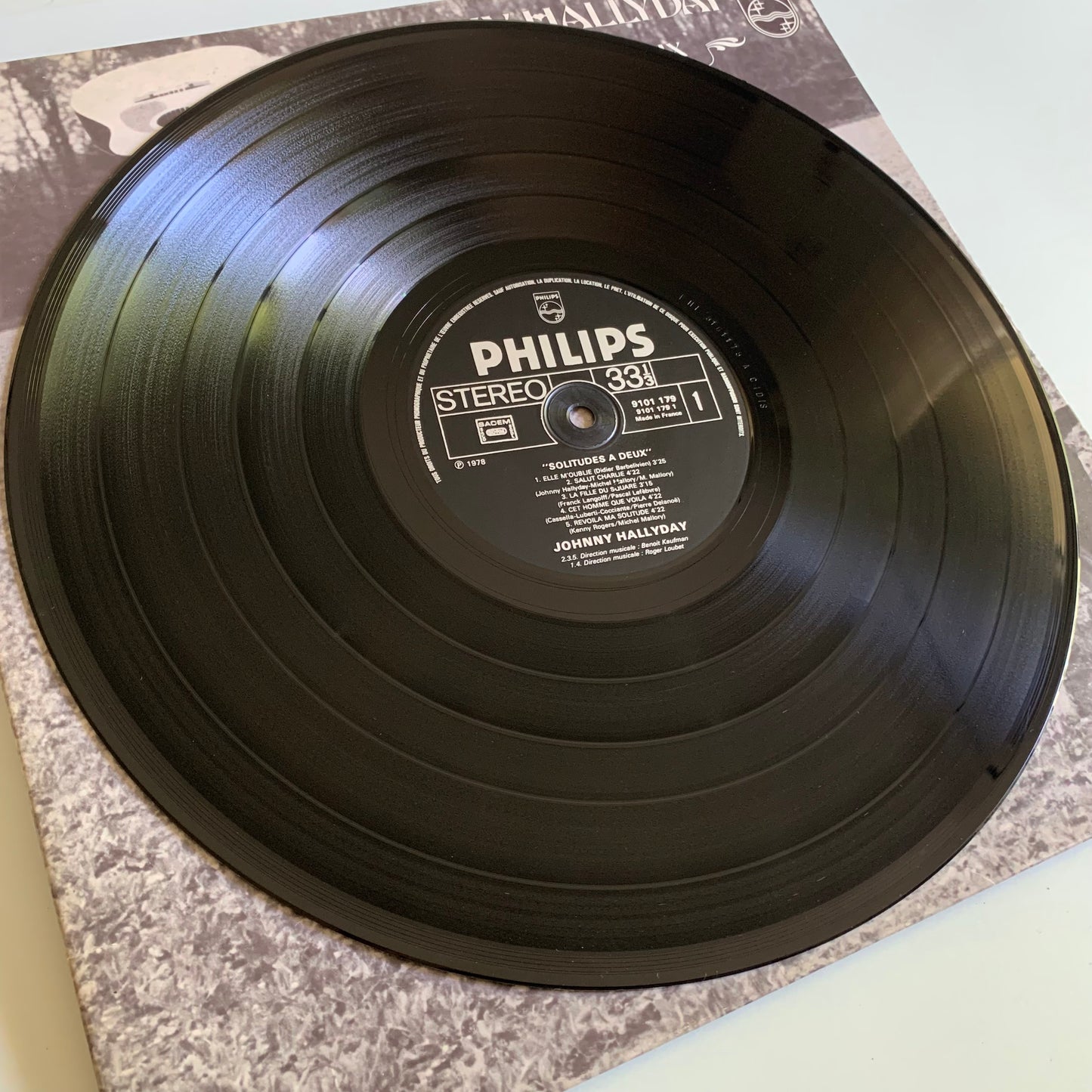 Johnny Hallyday - Solitudes À Deux - LP 1978 Occasion