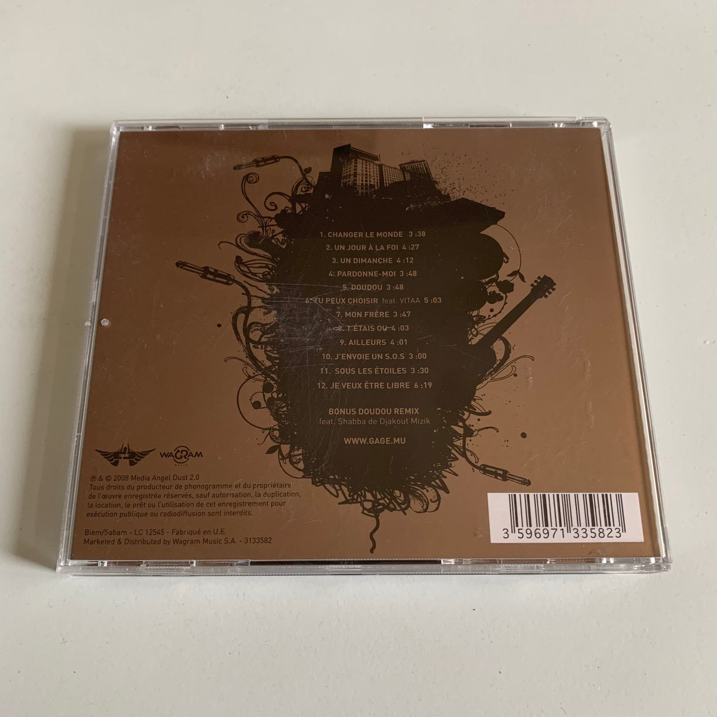 CD - Gage - Changer Le Monde - 2008 Occasion