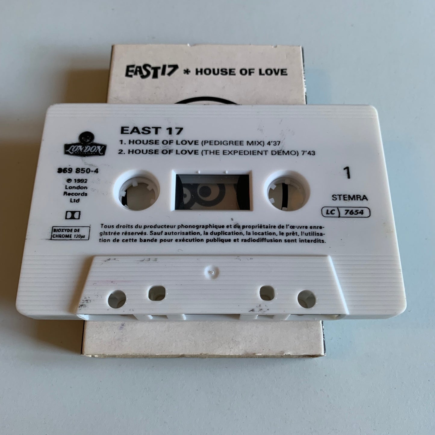 East 17 - House Of Love - Single 1992 Occasion