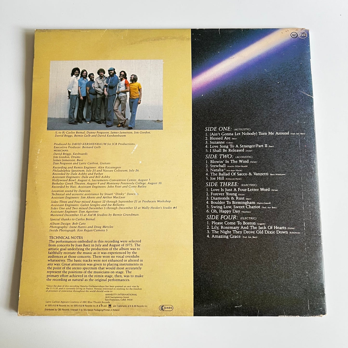 Joan Baez - From Every Stage - Double LP