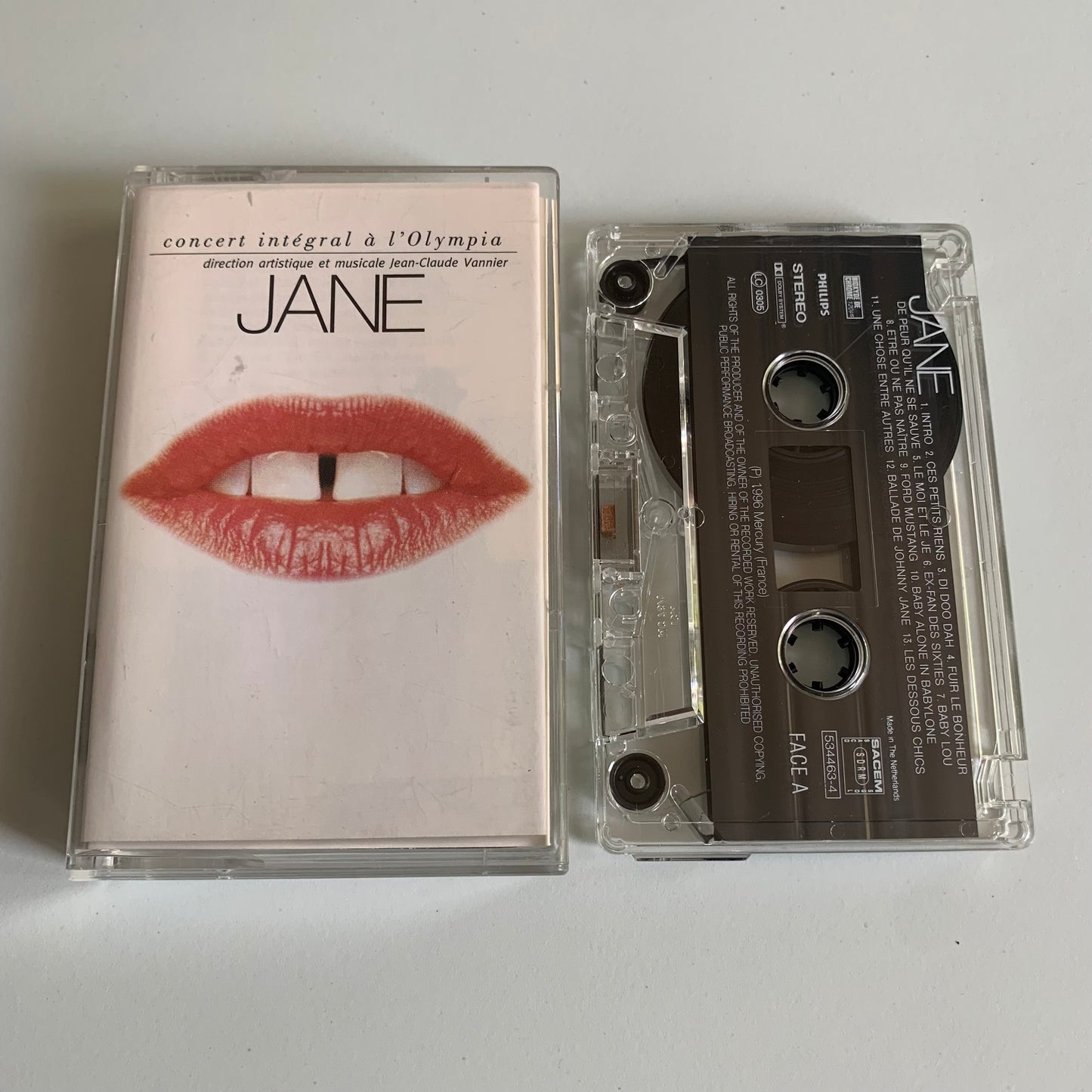 Jane Birkin - Concert Intégral À L'Olympia - 1996 Occasion