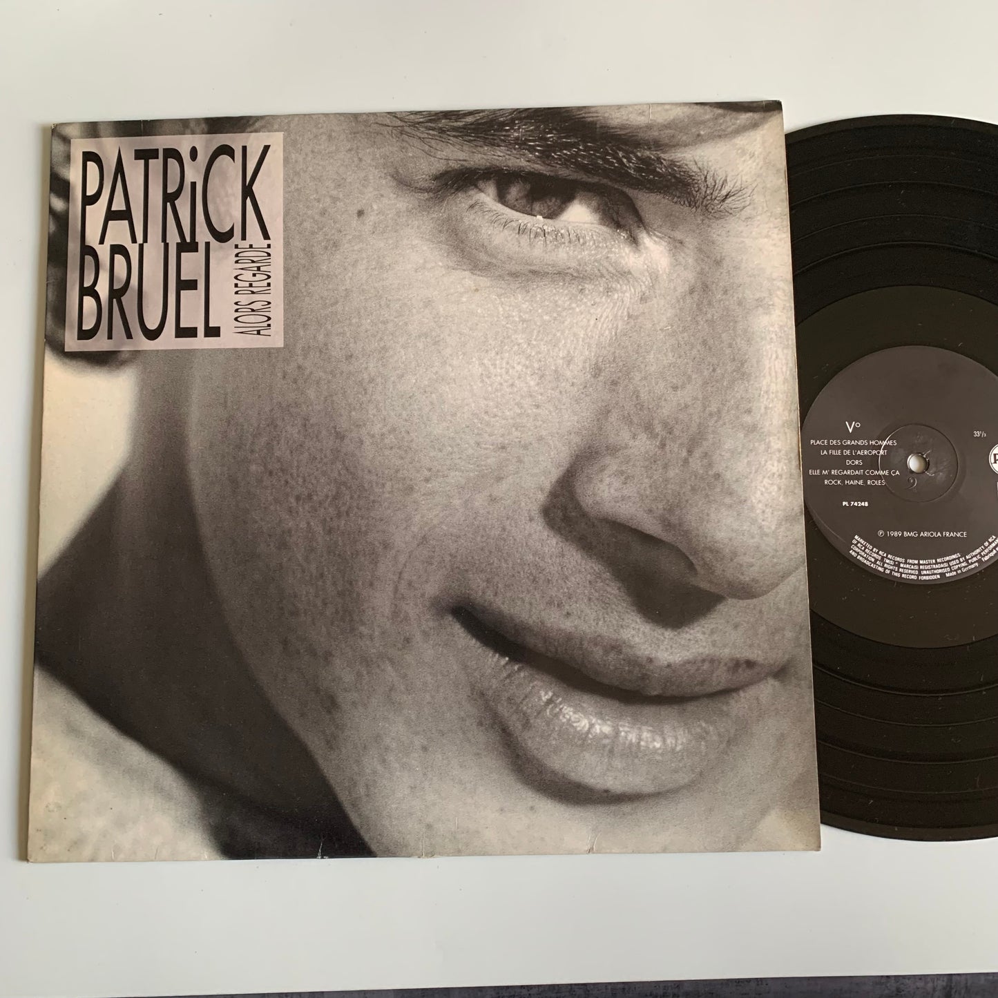 Patrick Bruel - Alors Regarde - LP 1989 Occasion