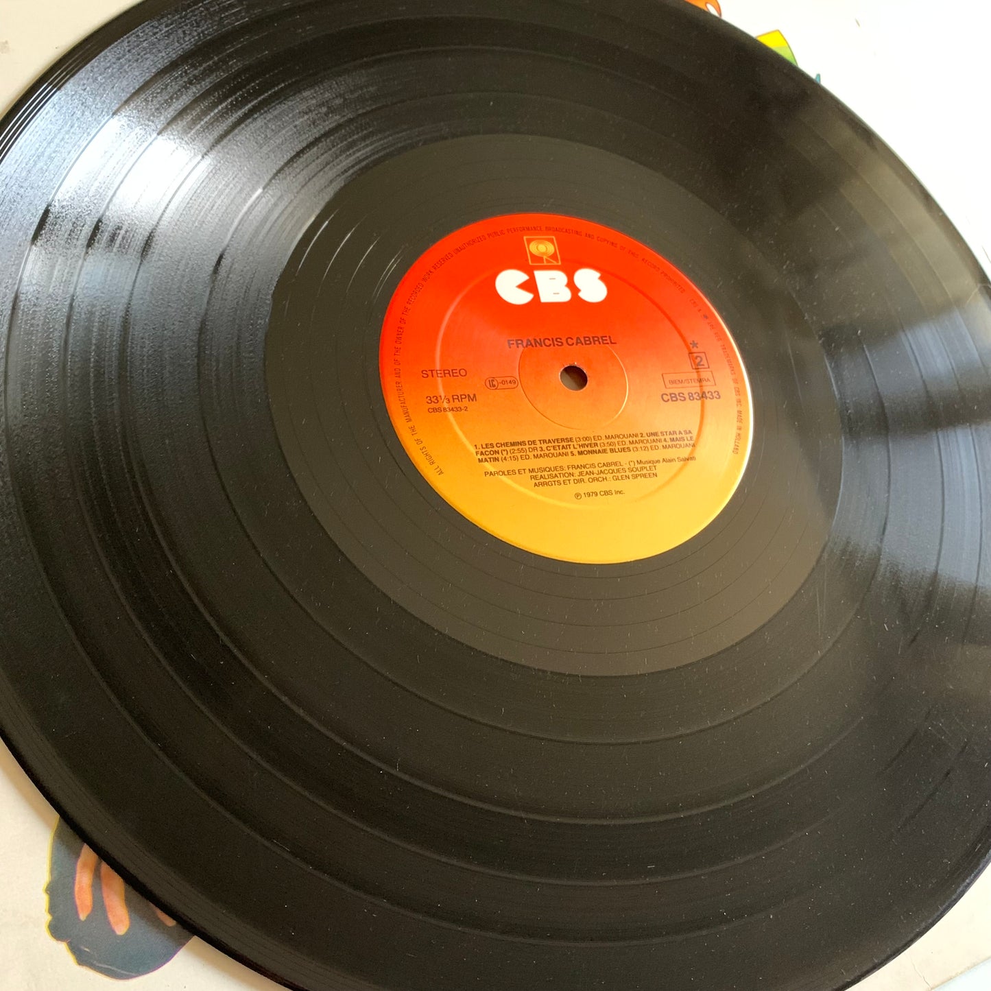 Francis Cabrel - Les Chemins De Traverse - LP 1979 Occasion