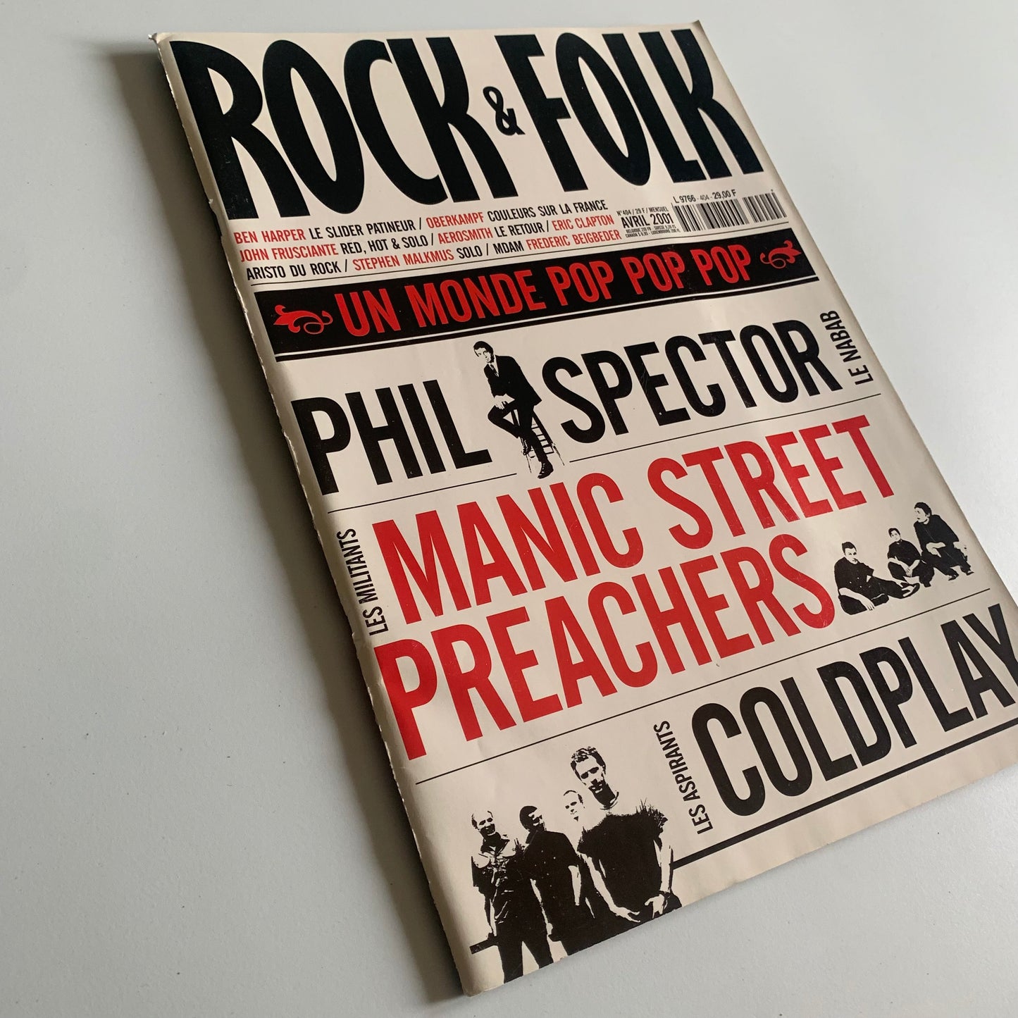 Magazine Rock & Folk - Nº404 Avril 2001