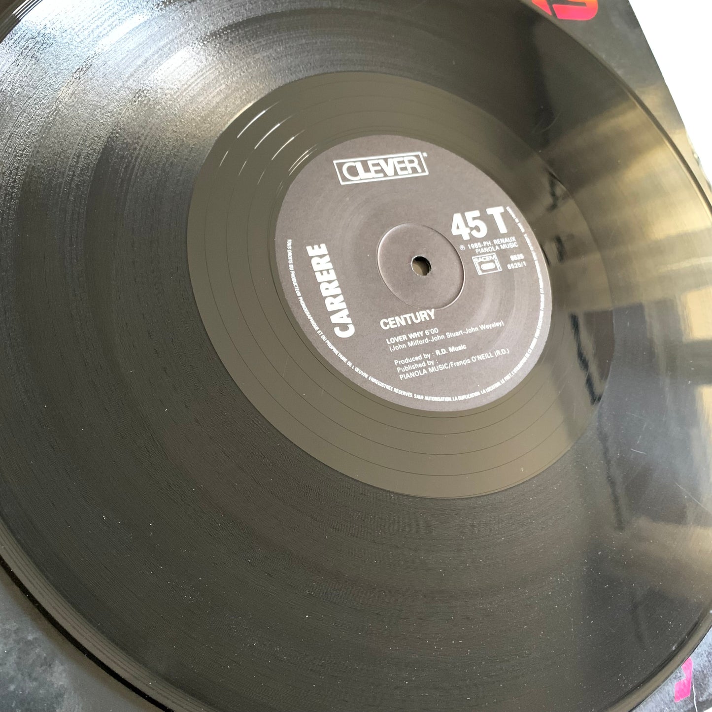 Century - Lover Why - Single 1985