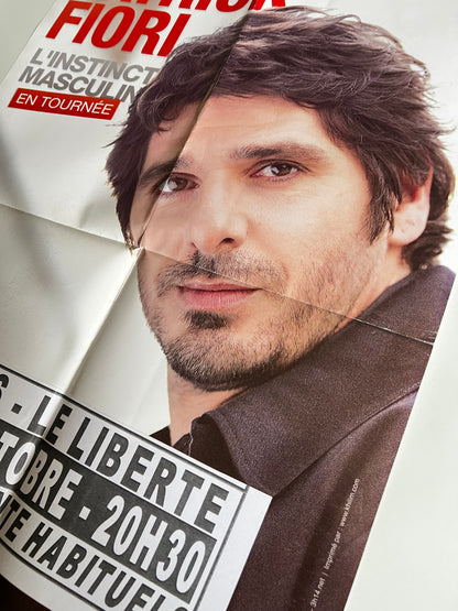 Affiche Poster Original Concert Patrick Fiori L’Instinct Masculin 2010 - 60x40cm