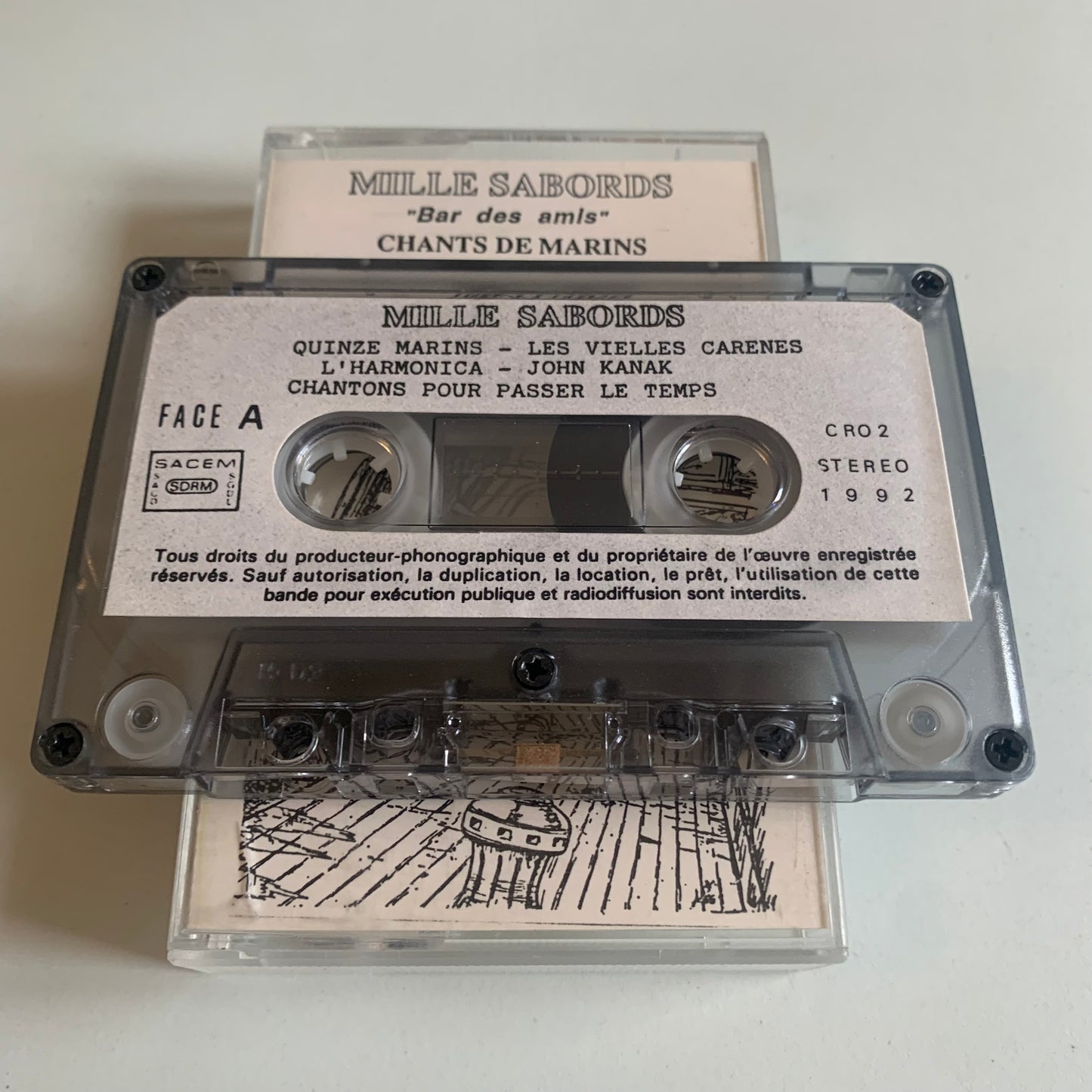 Mille Sabords - Bar Des Amis - Chants De Marins - 1992 Occasion