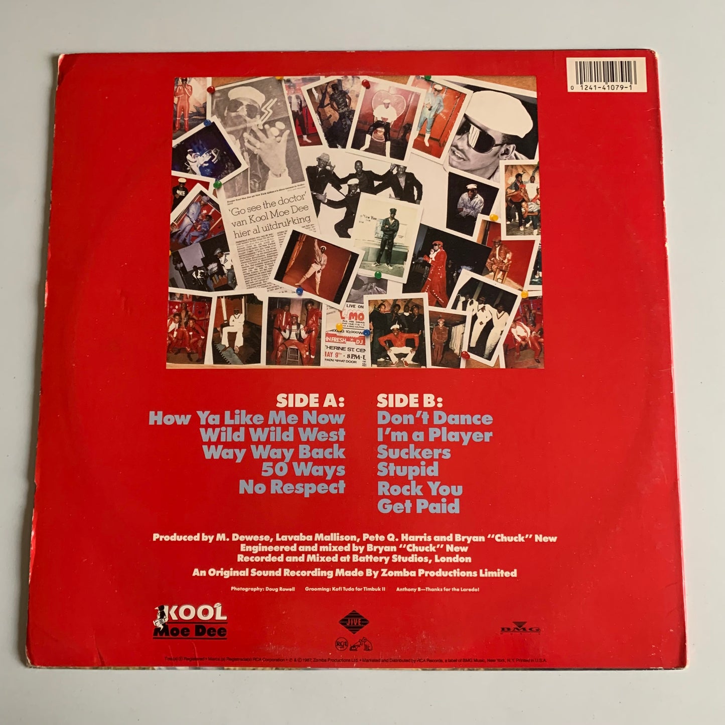 Kool Moe Dee - How Ya Like Me Now - LP 1987