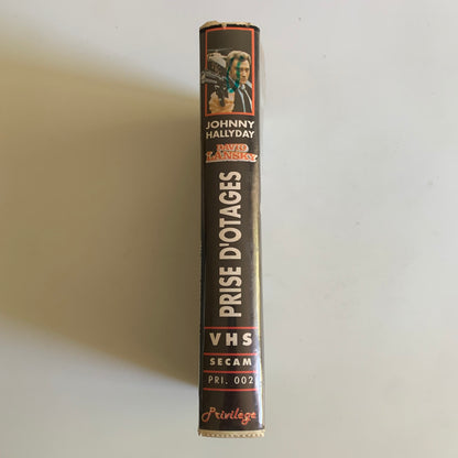 Johnny Hallyday - David Lansky Pris D’Otages - VHS 1989 Occasion