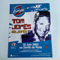 Affiche Originale Concert Tom Jones 2003 - Page de Magazine 30x23cm
